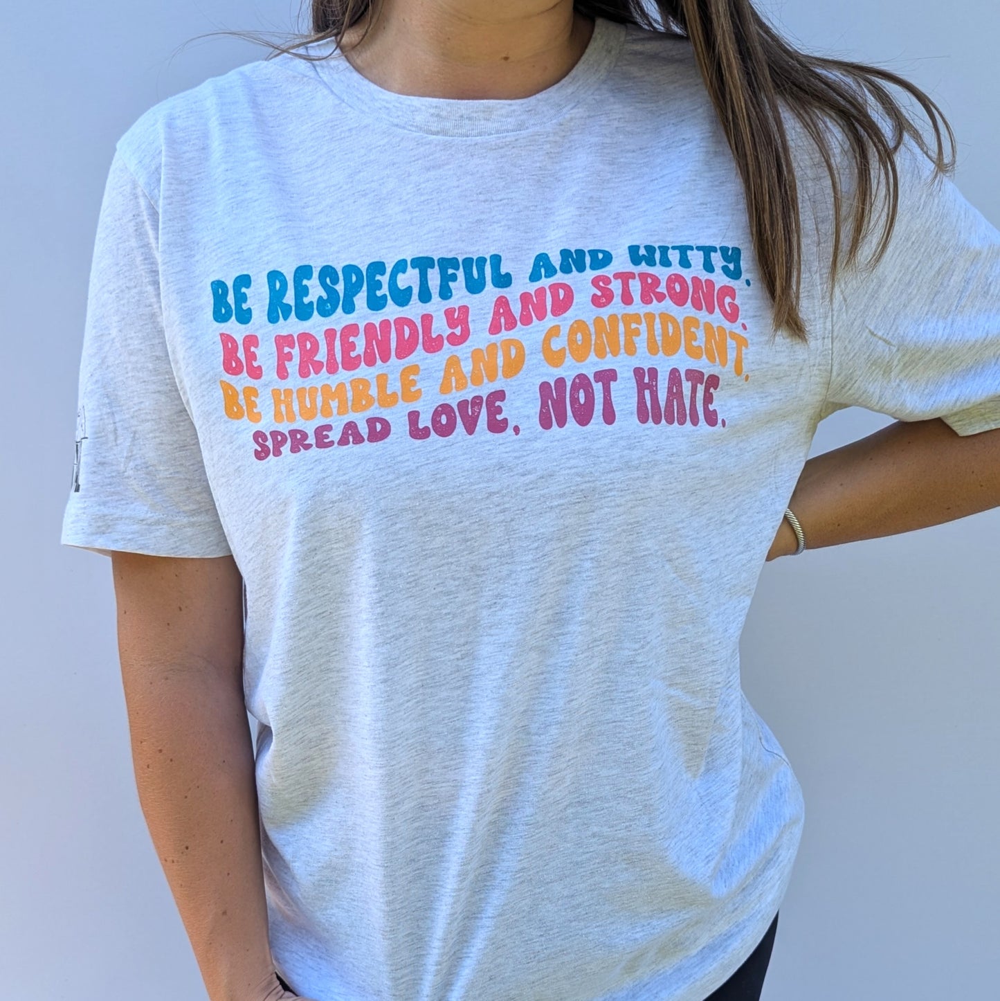 Spread Love Not Hate, Women's Unisex Fit T-Shirt