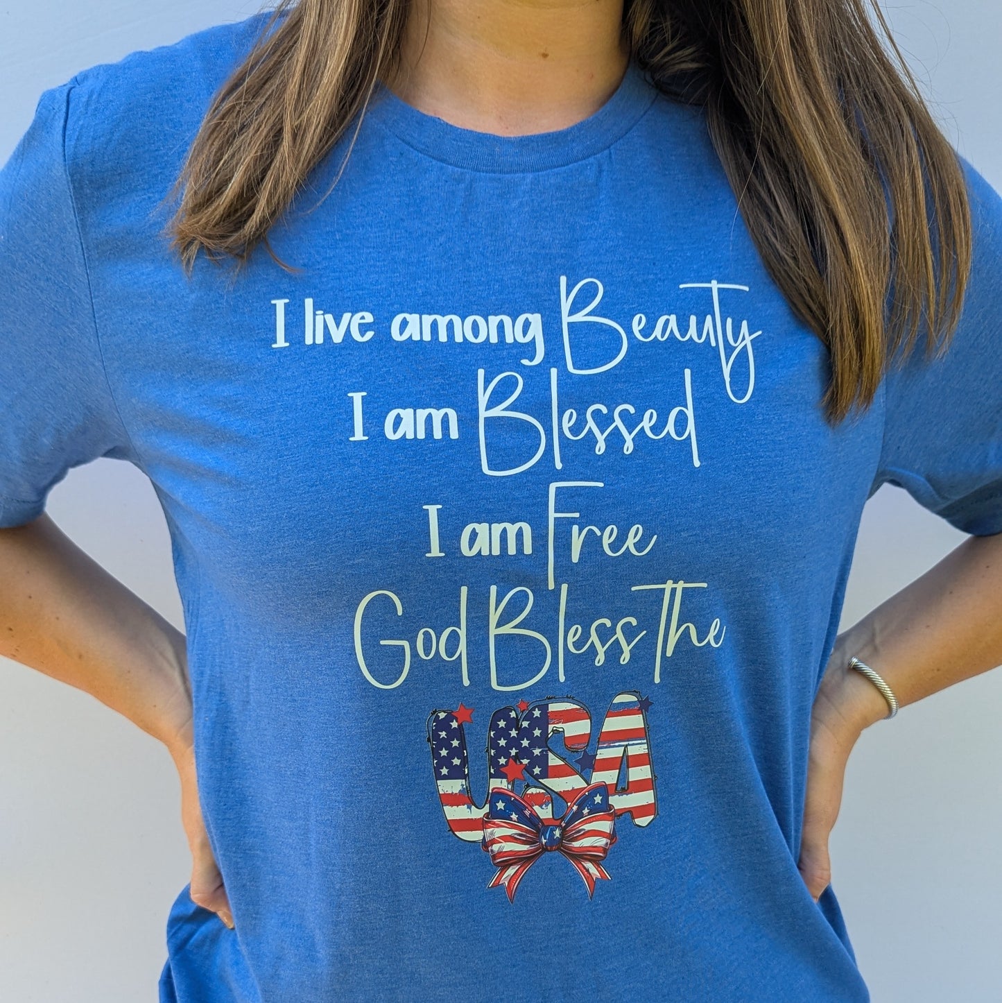 Bless the USA Women's T-Shirt, Unisex Fit