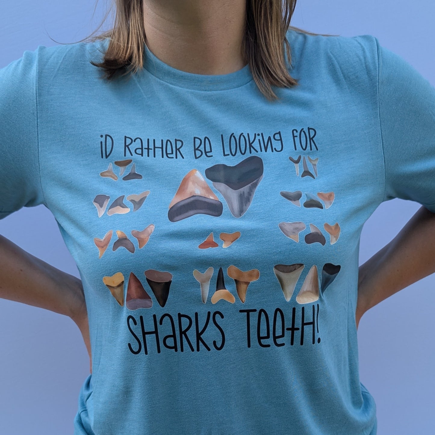 Rather Be Looking for Sharks Teeth Women's T-Shirt, Unisex Fit