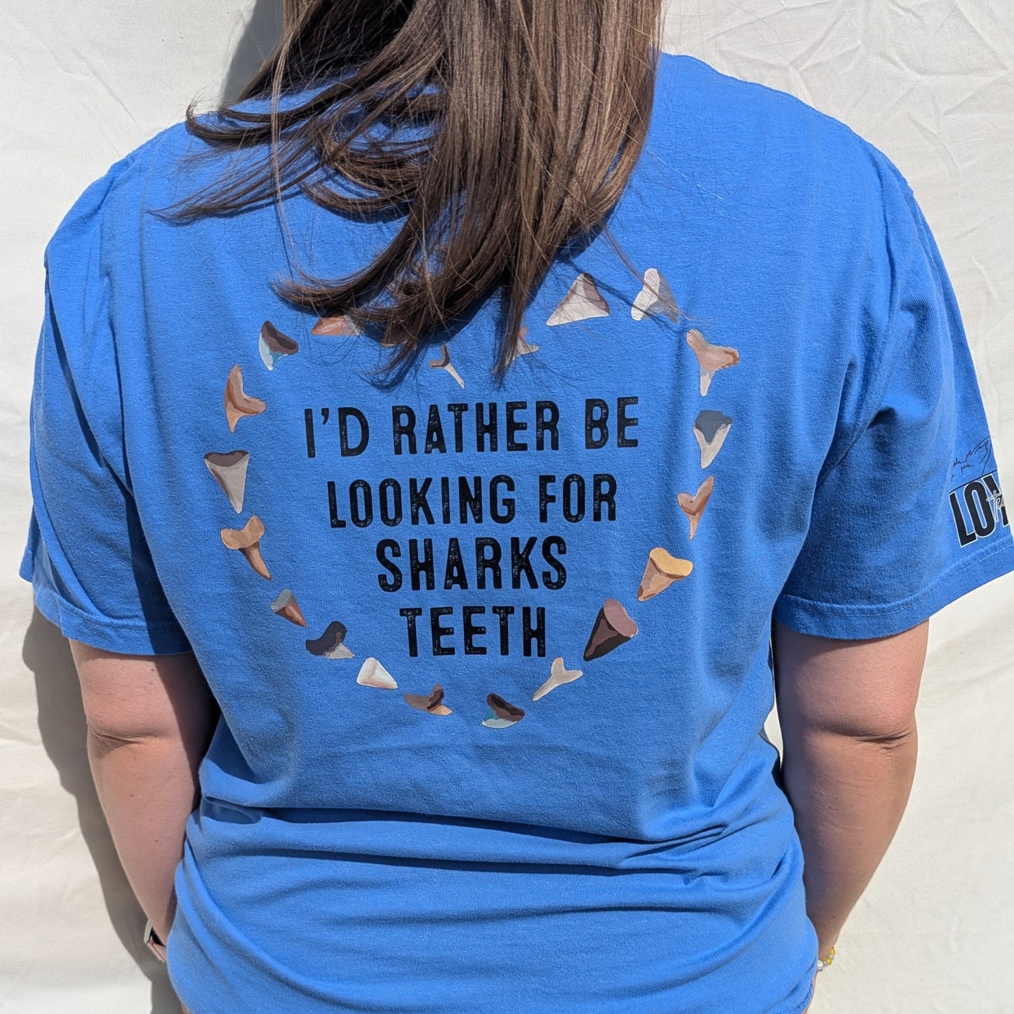 UPDATED DESIGN, Rather Be Looking for Sharks Teeth, Unisex Fit T-Shirt