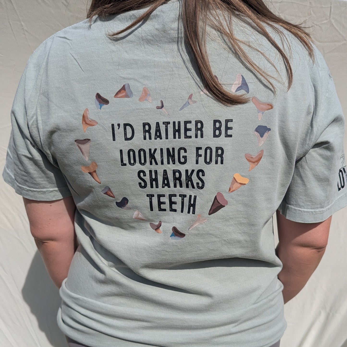 UPDATED DESIGN, Rather Be Looking for Sharks Teeth, Unisex Fit T-Shirt