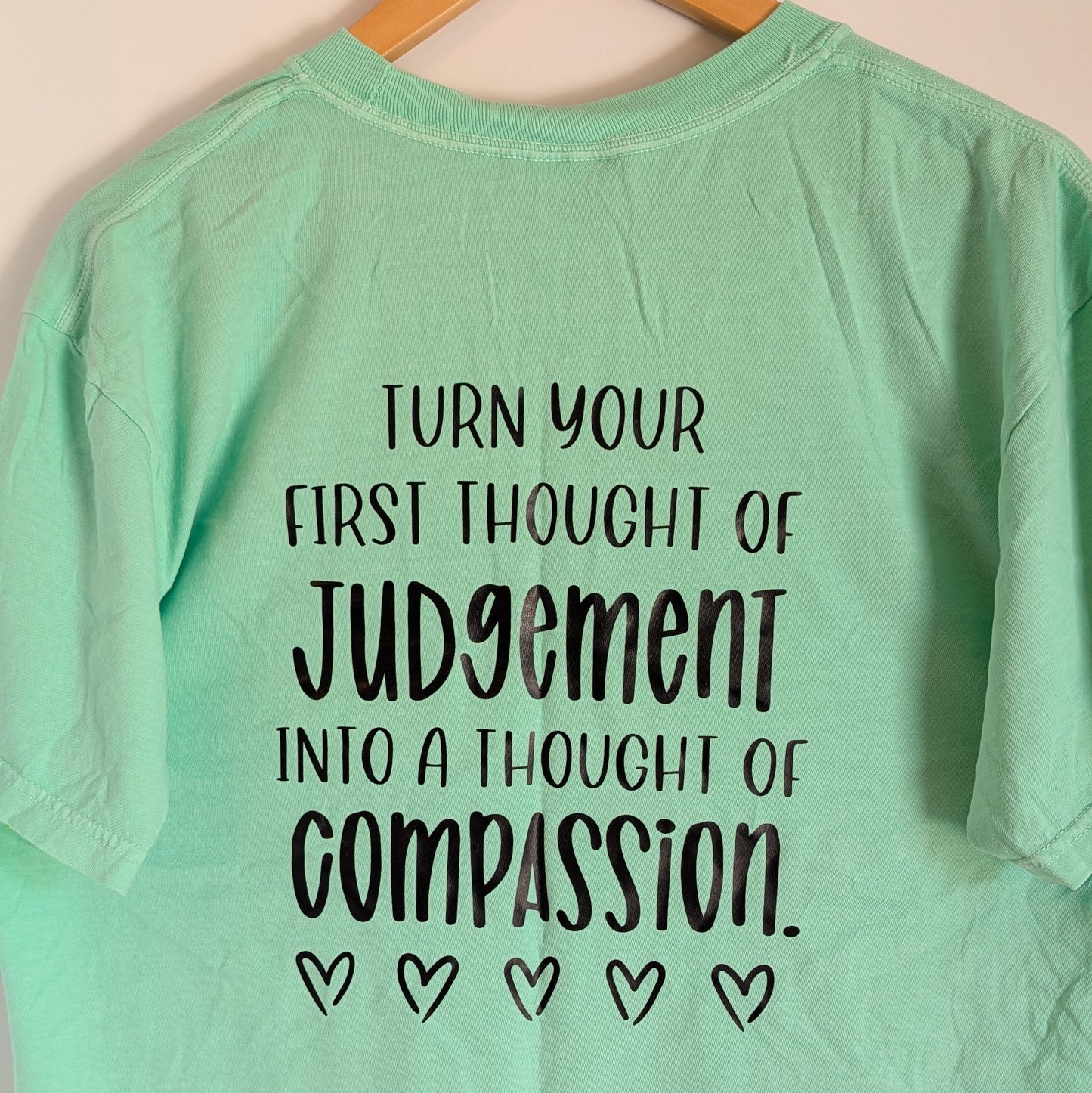 Judgement to Compassion, Size Large, FINAL STOCK